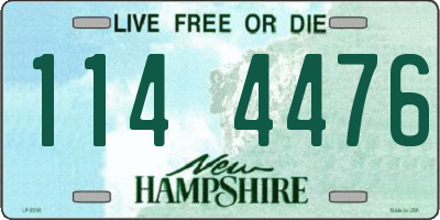 NH license plate 1144476