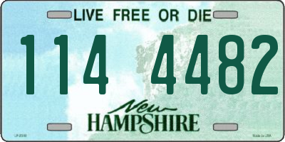 NH license plate 1144482