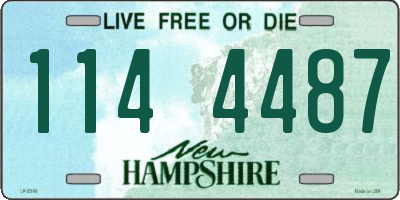 NH license plate 1144487