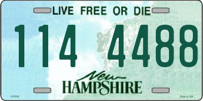 NH license plate 1144488