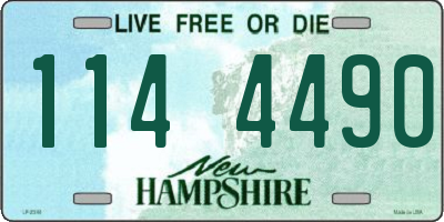 NH license plate 1144490