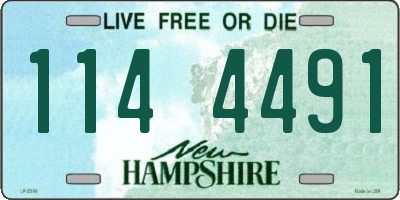 NH license plate 1144491
