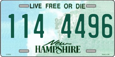 NH license plate 1144496