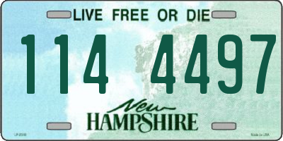 NH license plate 1144497