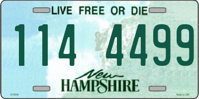 NH license plate 1144499