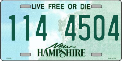 NH license plate 1144504