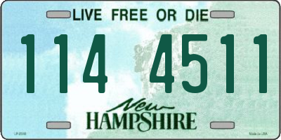 NH license plate 1144511