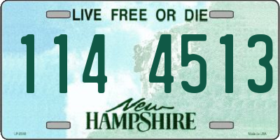 NH license plate 1144513