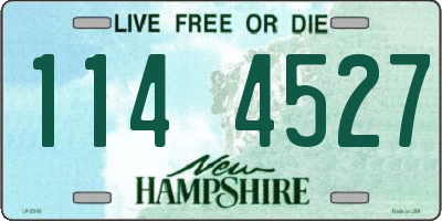 NH license plate 1144527