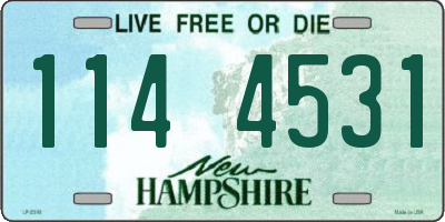 NH license plate 1144531