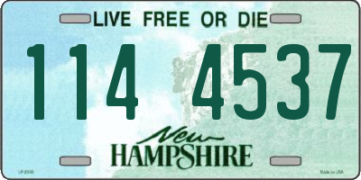 NH license plate 1144537
