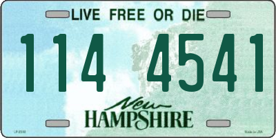 NH license plate 1144541