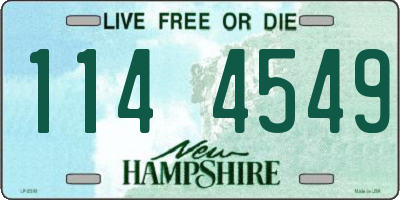 NH license plate 1144549