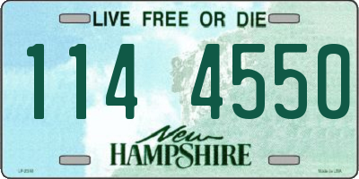 NH license plate 1144550