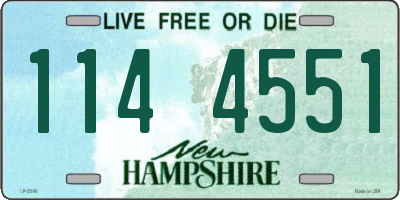 NH license plate 1144551