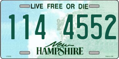 NH license plate 1144552