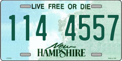 NH license plate 1144557
