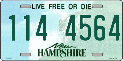 NH license plate 1144564
