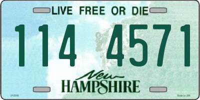 NH license plate 1144571