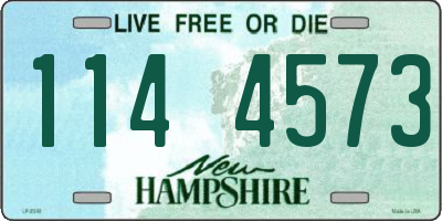 NH license plate 1144573