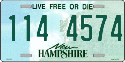 NH license plate 1144574