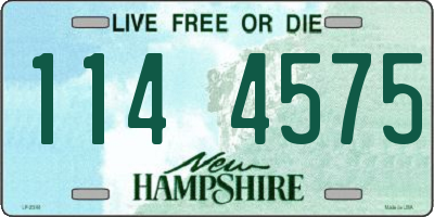 NH license plate 1144575