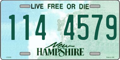 NH license plate 1144579