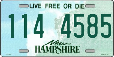 NH license plate 1144585