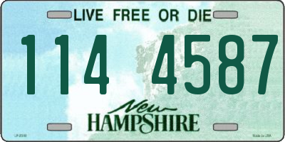NH license plate 1144587