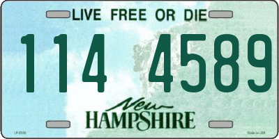 NH license plate 1144589