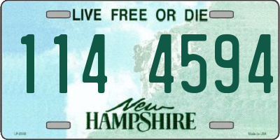 NH license plate 1144594