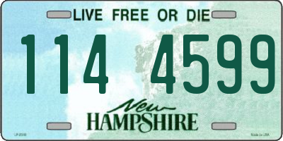 NH license plate 1144599
