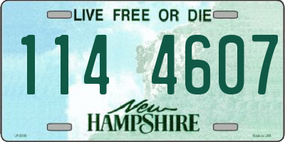 NH license plate 1144607
