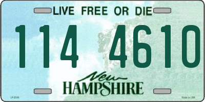 NH license plate 1144610