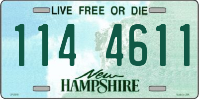 NH license plate 1144611