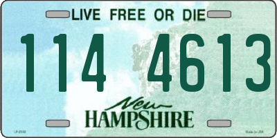 NH license plate 1144613
