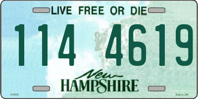 NH license plate 1144619