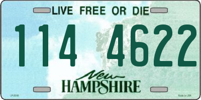 NH license plate 1144622