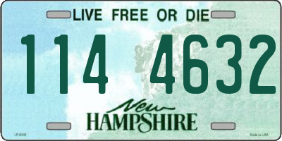 NH license plate 1144632
