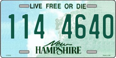 NH license plate 1144640