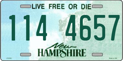 NH license plate 1144657