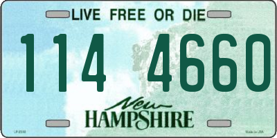 NH license plate 1144660