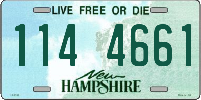 NH license plate 1144661