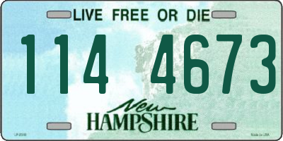 NH license plate 1144673