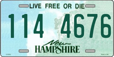 NH license plate 1144676