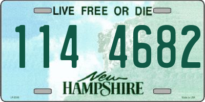 NH license plate 1144682