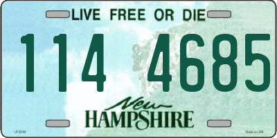NH license plate 1144685