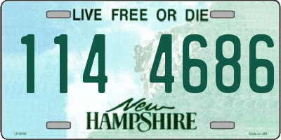 NH license plate 1144686
