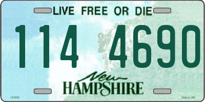 NH license plate 1144690