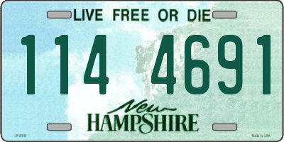 NH license plate 1144691